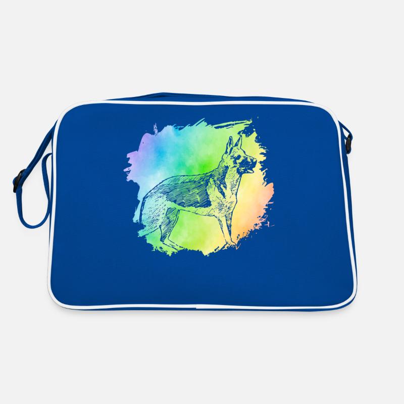 German Shepherd Retro Bag
