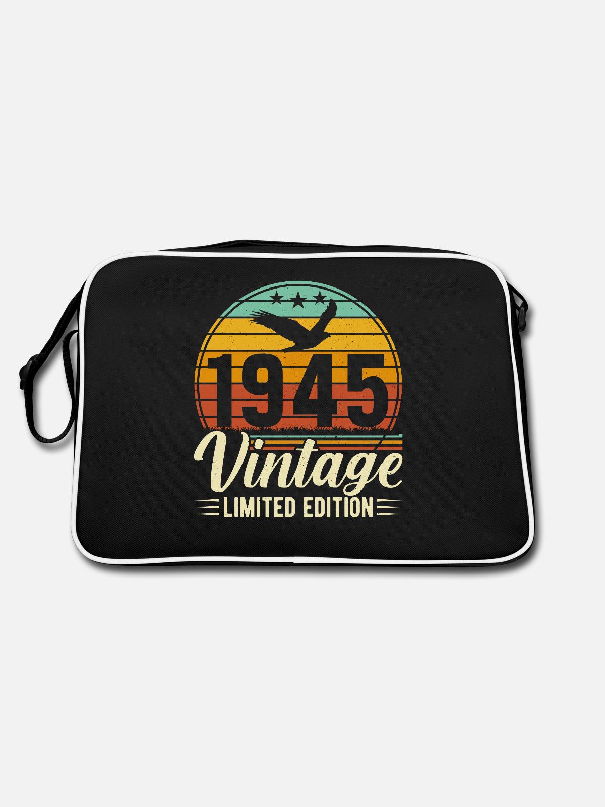 1945 - A timeless masterpiece - Retro Bag - black/white - Back