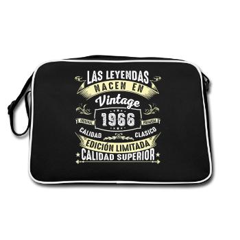58e anniversaire Millésime 1966 - Sac Retro - noir/blanc - Dos