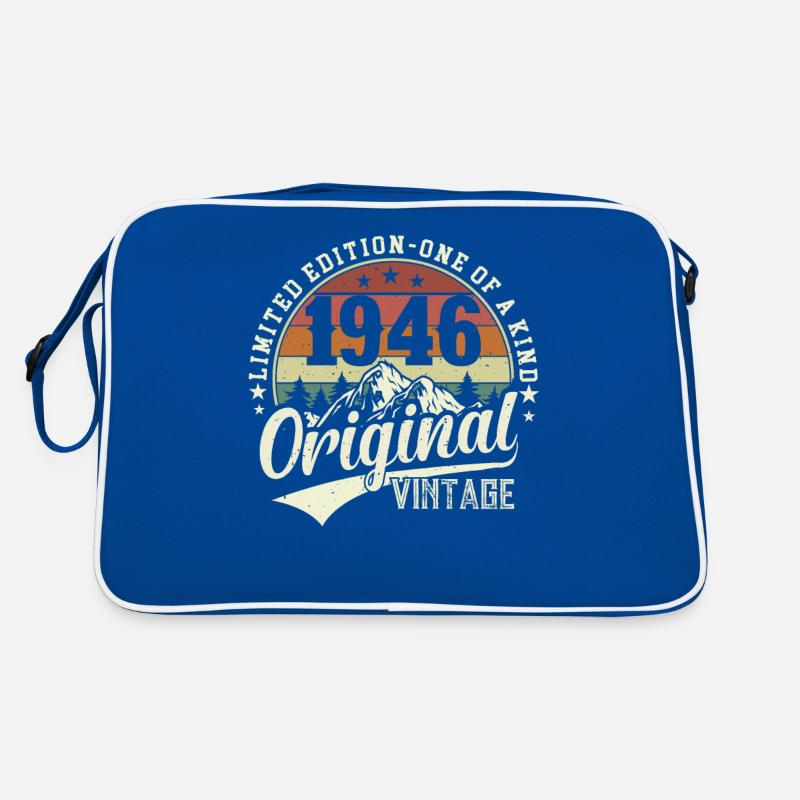 Fête d’anniversaire vintage 1946 Sac Retro