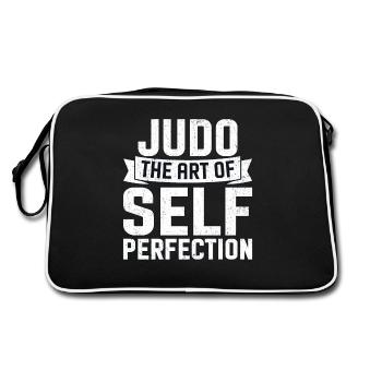Le judo, l’art de la perfection de soi - Sac Retro - noir/blanc - Dos