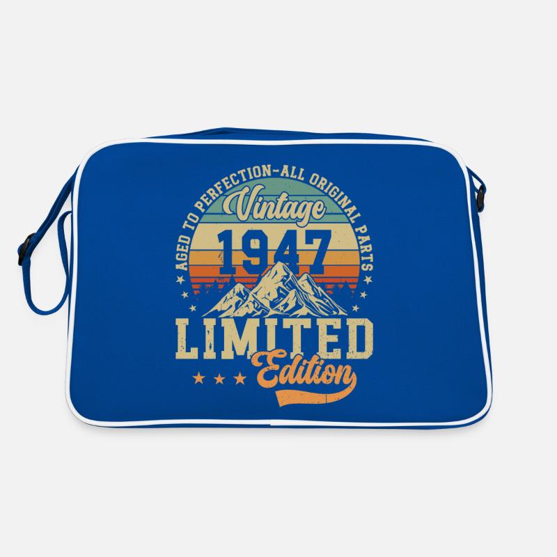 77e anniversaire Millésime 1947 Sac Retro