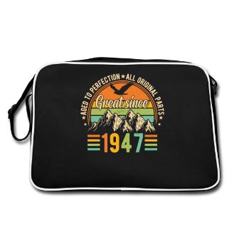 Millésime 77e anniversaire 1947 - Sac Retro - noir/blanc - Dos