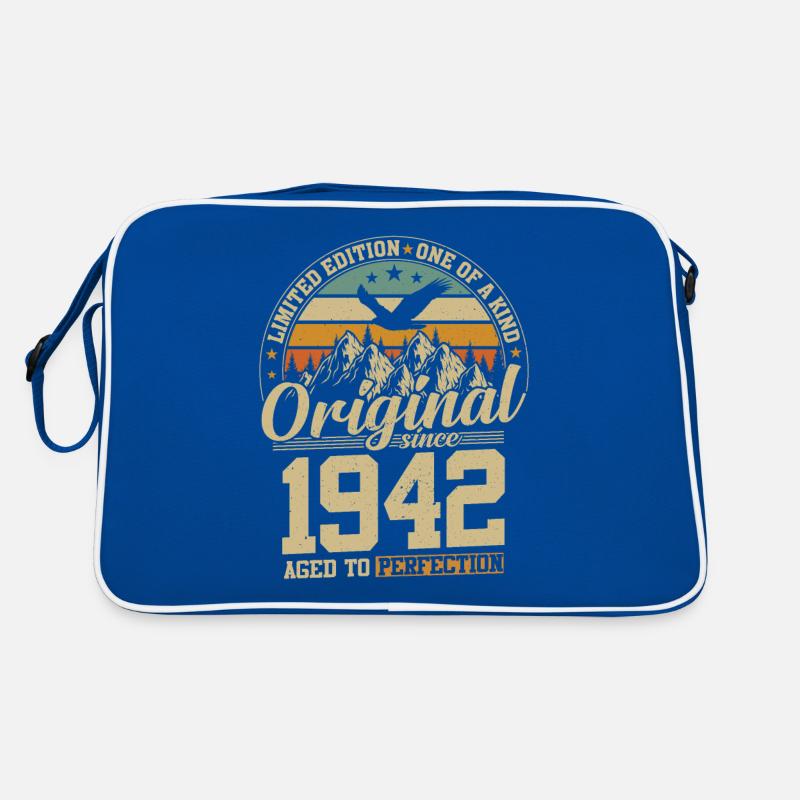 Geburtstagsfreude '42 Retro Tasche