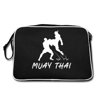Muay Thaï - Sac Retro - noir/blanc - Dos