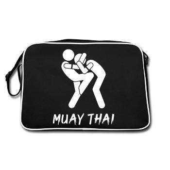 Muay Thaï - Sac Retro - noir/blanc - Dos