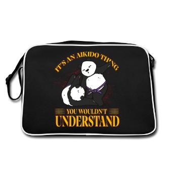 C’est un truc d’Aïkido que vous ne comprendriez pas - Sac Retro - noir/blanc - Dos