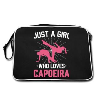 Juste une fille qui aime la capoeira - Sac Retro - noir/blanc - Dos