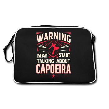 Avertissement peut commencer à parler de Capoeira - Sac Retro - noir/blanc - Dos