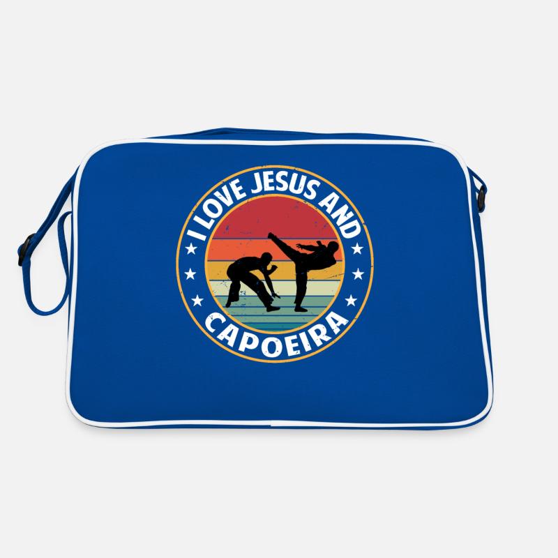 J’aime Jésus et la capoeira Sac Retro