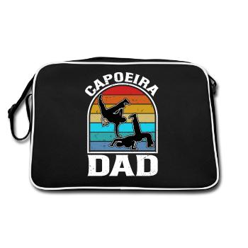 Papa capoeira - Sac Retro - noir/blanc - Dos