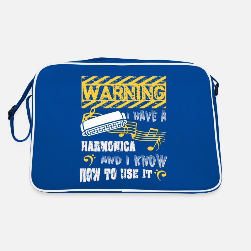 I Have A Harmonica And I Know How To Use It Retro Bag
