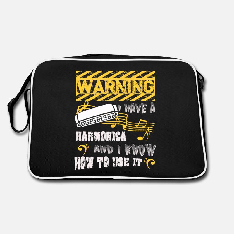 I Have A Harmonica And I Know How To Use It Retro Bag
