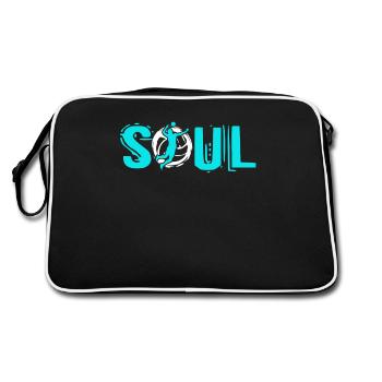 Volleyball Soul - Retro Bag - black/white - Back
