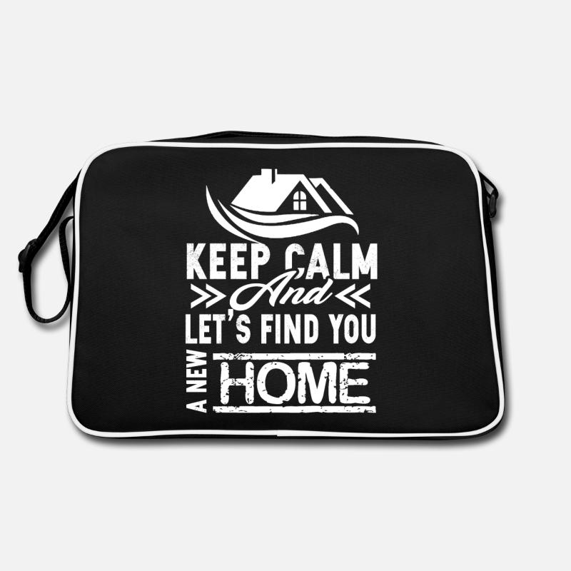 Real Estate Agent Keep Calm Retro Bag