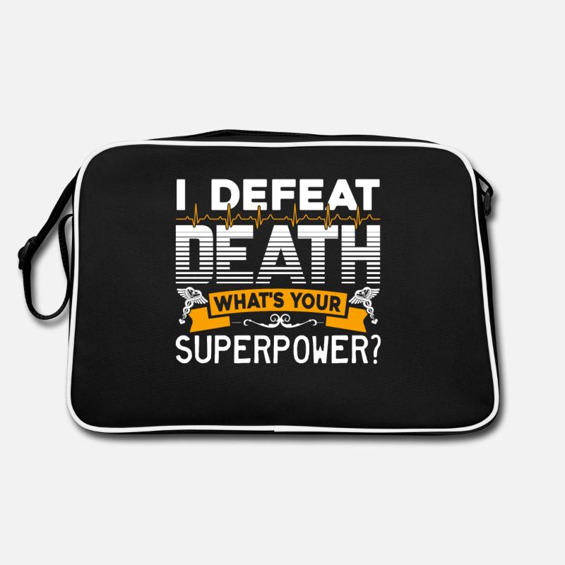 EMT I Defeat Death Retro Bag