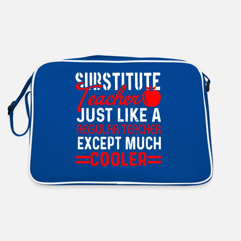 Cooler Substitute Teacher Retro Bag