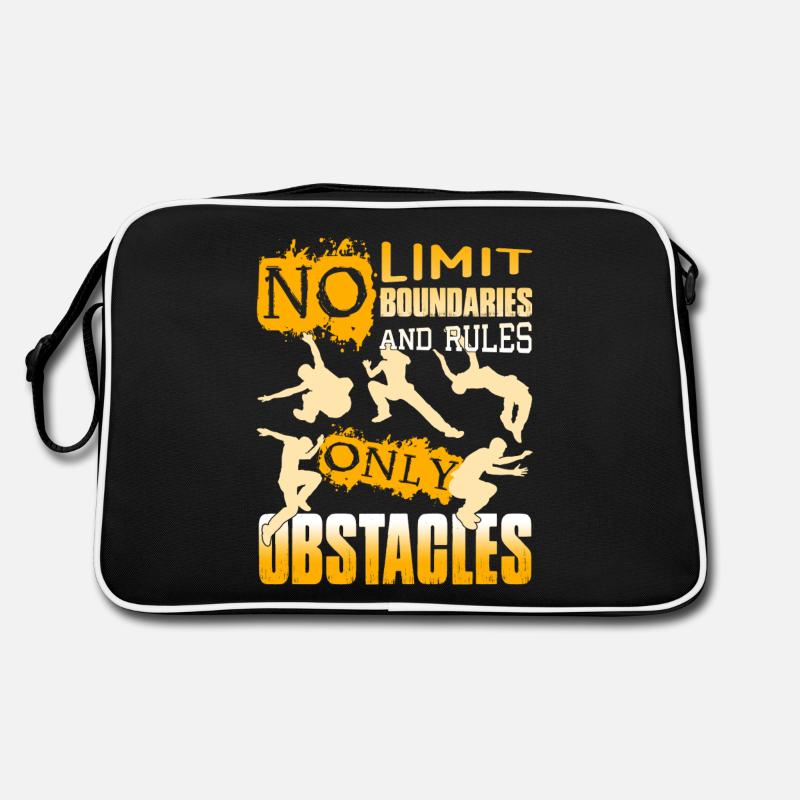 Parkour No Limit Boundaries And Rules Retro Bag