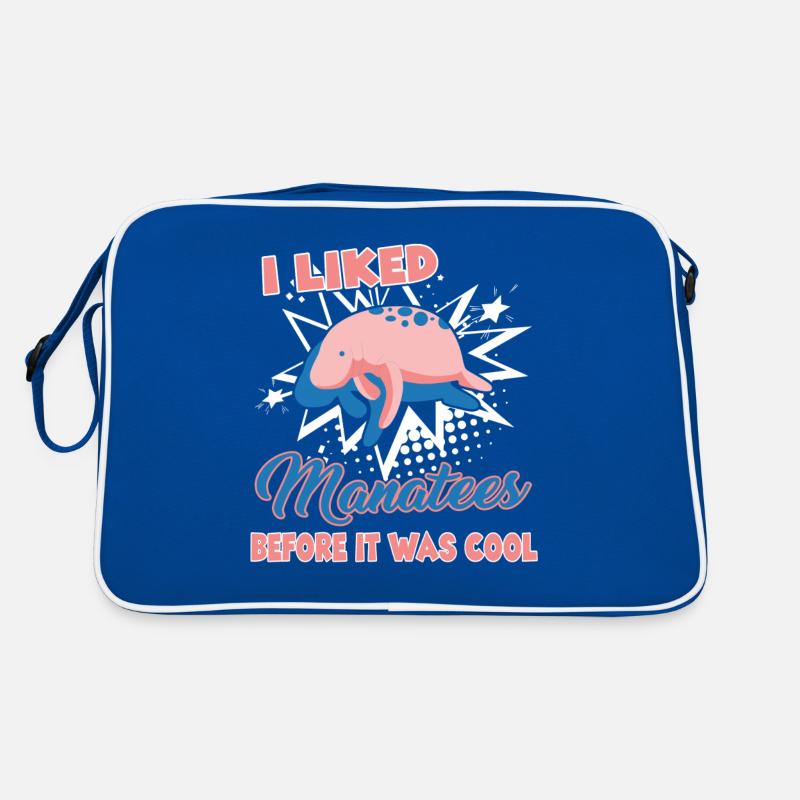 Manatee I Liked Manatees Before It Was Cool Retro Bag