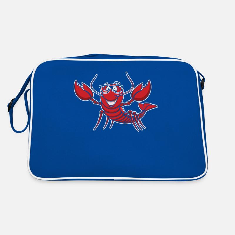 Funny Lobster Smile Retro Bag