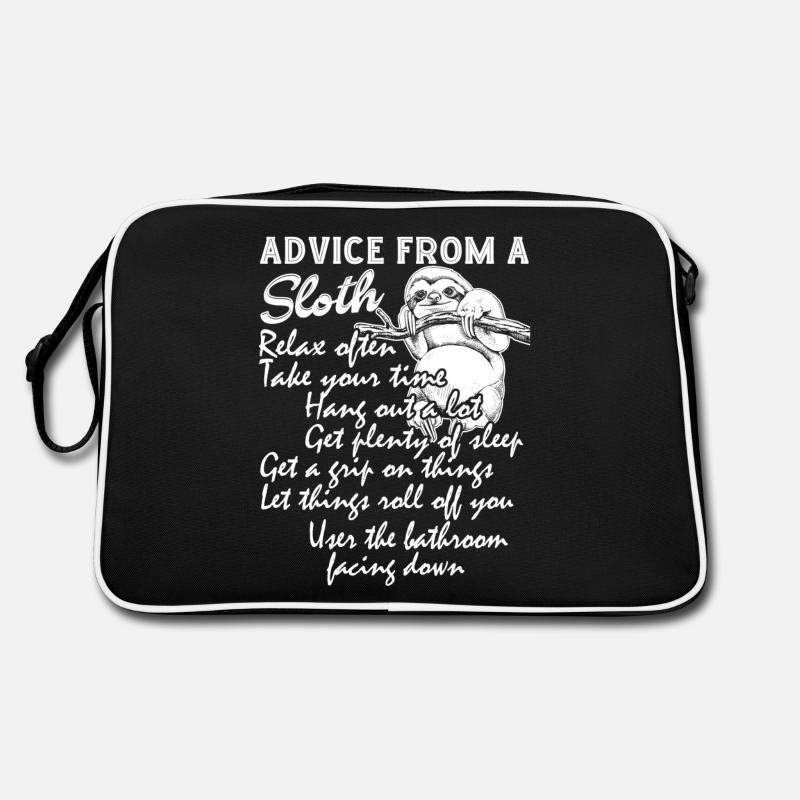 Advice From A Sloth Retro Bag