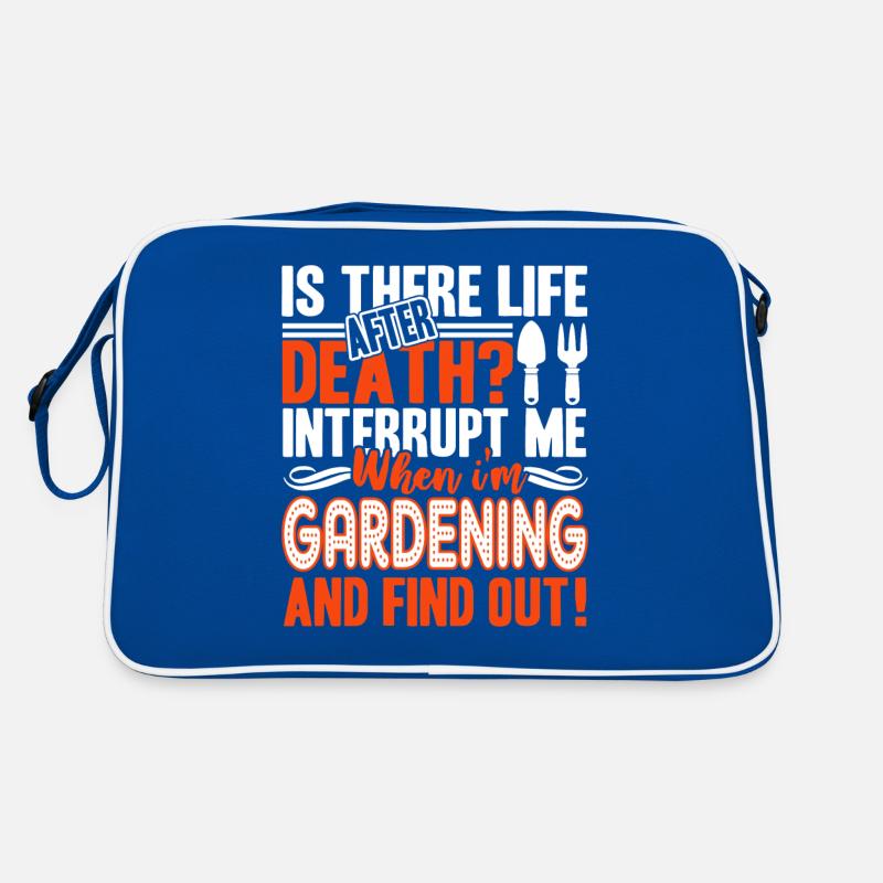 Gardening Don't Interrupt When I am Gardening Retro Bag