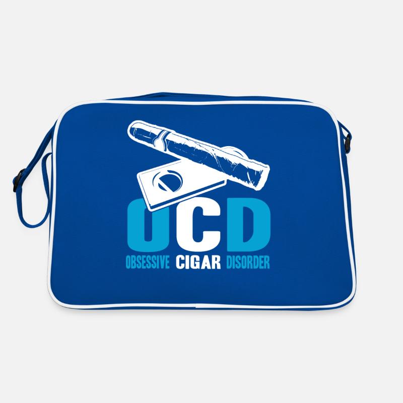 Cigar Smoking Obsessive Cigar Disorder Retro Bag