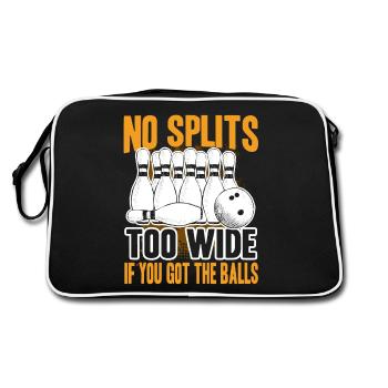 Bowling If You Got Bowling Balls - Retro Bag - black/white - Back