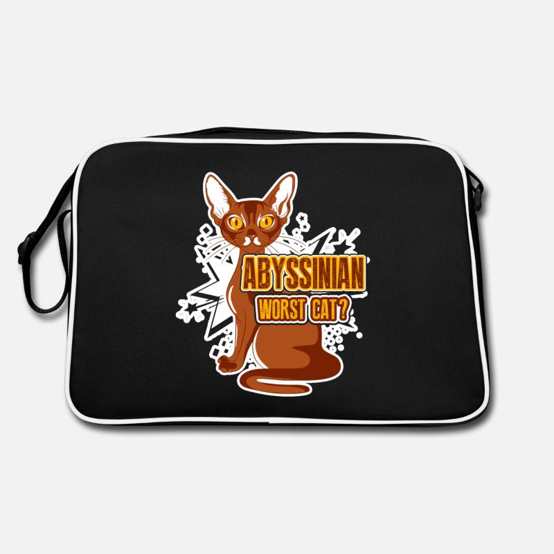 Abyssinian Worst Cat Retro Bag