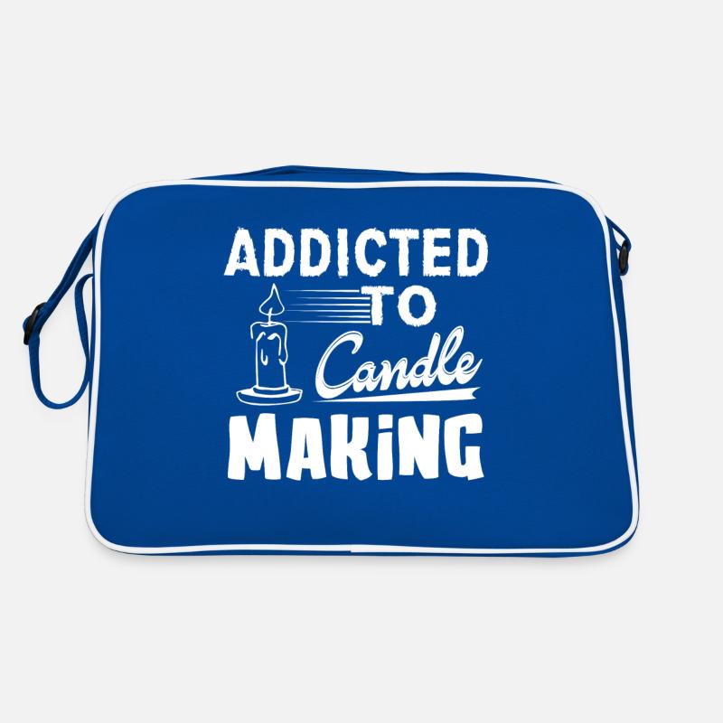 Addicted To Candle Making Retro Bag