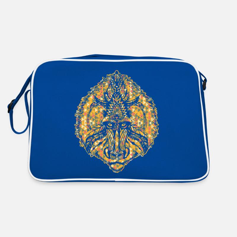 Baboon Geometric Retro Bag