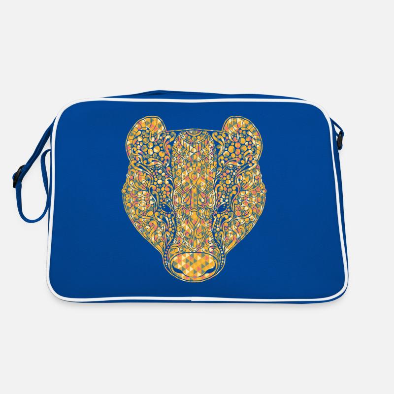 Badger Geometric Face Retro Bag