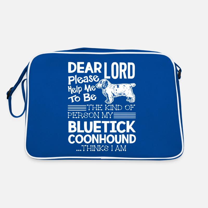 Bluetick Coonhound Please Help Me Retro Bag
