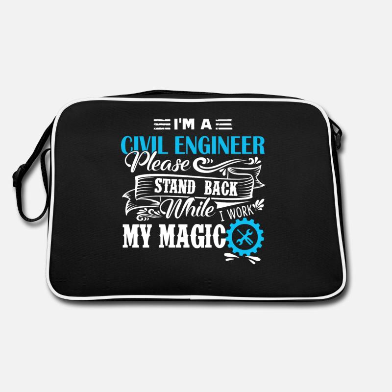 Civil Engineer I Am A Civil Engineer Retro Bag