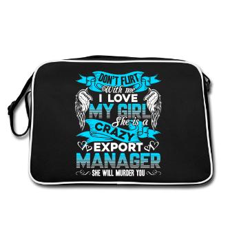 Export Manager Crazy Export Manager - Retro Bag - black/white - Back