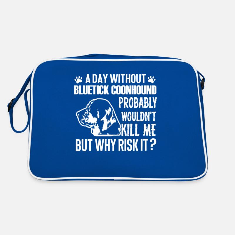 Day Without Bluetick Coonhound Retro Bag