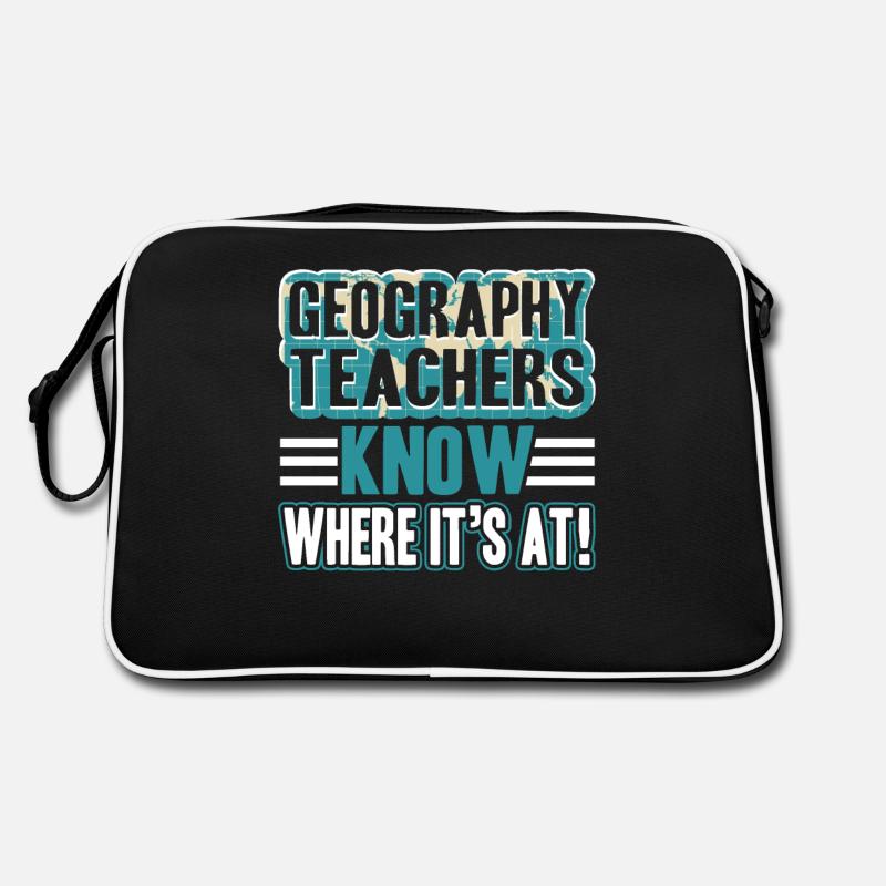 Geography Teachers Know Everywhere Retro Bag