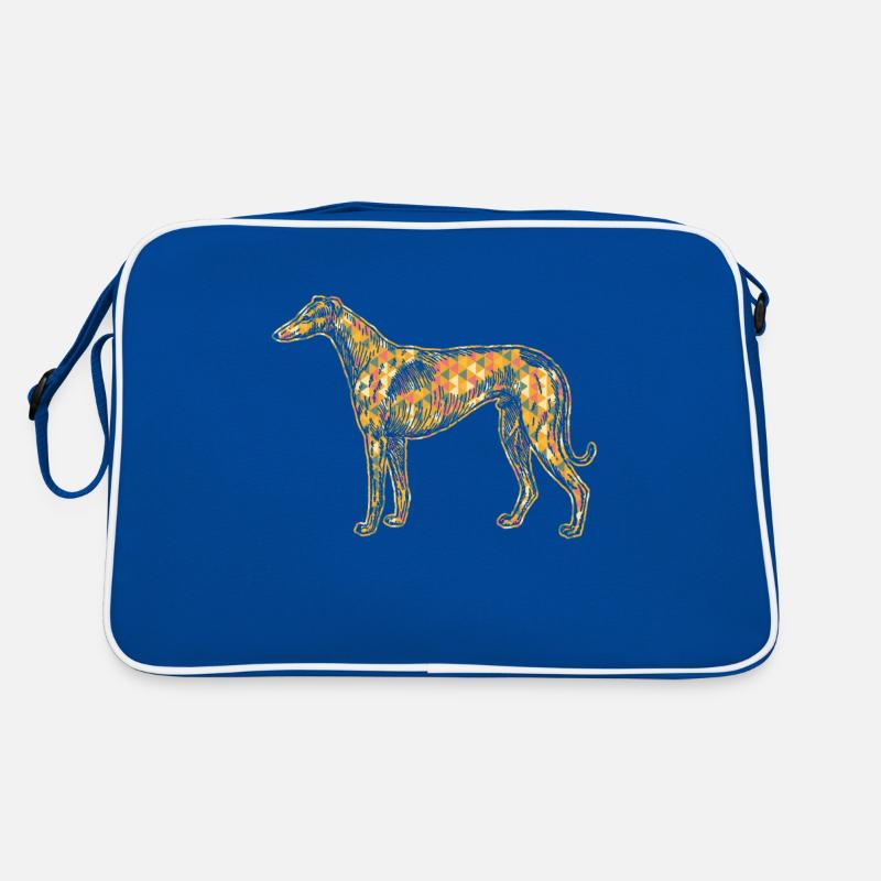 Greyhound Geometric Retro Bag