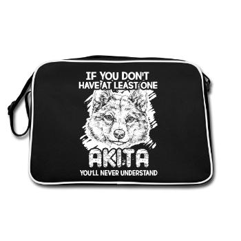 If You Don't Have At Least One Akita - Retro Bag - black/white - Back