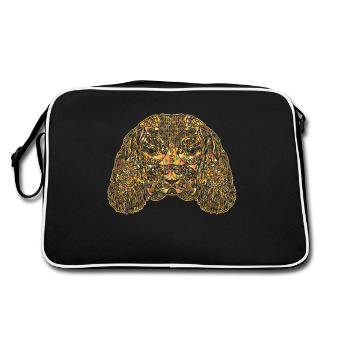 Irish Setter Irish Setter Geometric - Retro Bag - black/white - Back