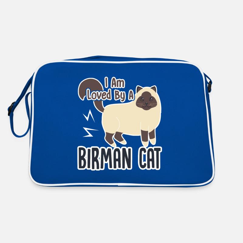 I am Loved by a Birman Cat Retro Bag