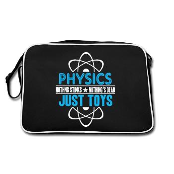Physics Teacher I Teach Physic - Retro Bag - black/white - Back