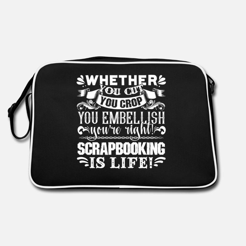 Scrapbook Scrapbooking Is Life Retro Bag
