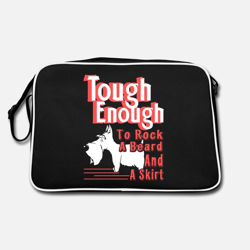 Scottish Terrier Tough Enough Retro Bag
