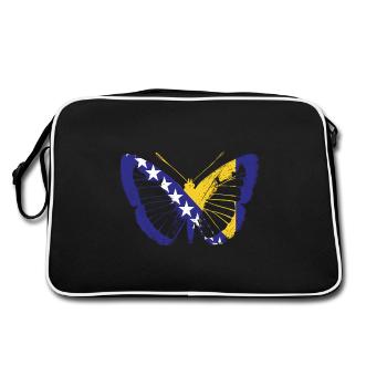 Butterfly Bosna - Retro Bag - black/white - Back