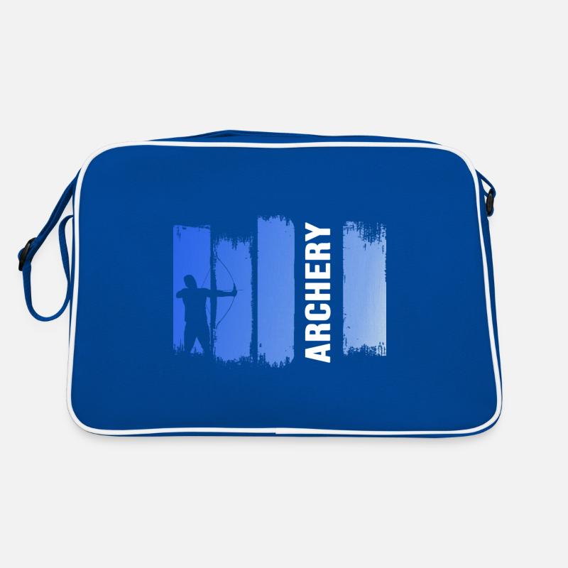 Bogensport Bogen "archery" Bogenparcours Retro Tasche