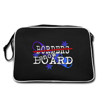 Snowboard Snowboard-Style Ski Lift Fun Park - Sac Retro - noir/blanc - Dos