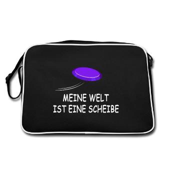 Disc golfeur Frisbee Ultimate-Frisbee Frisbee - Sac Retro - noir/blanc - Dos