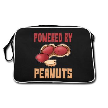 Amant de cacahuète alimenté par des cacahuètes - Sac Retro - noir/blanc - Dos