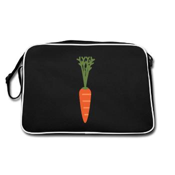 Carrot Carrot - Retro Bag - black/white - Back